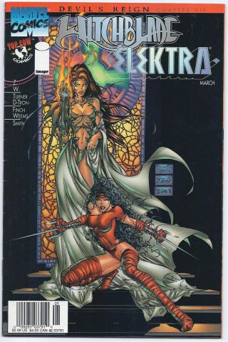 Marvel Comics Witchblade/elektra No.  1 Mar.  1997 Newsstand Comic Book (vf, )