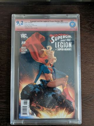Supergirl And The Legion Of - Heroes 23 Adam Hughes Variant Cbcs 9.  2.