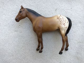 Vintage Breyer Quarter Horse Yearling 103 Matte Bay Blanket Appaloosa 1970s