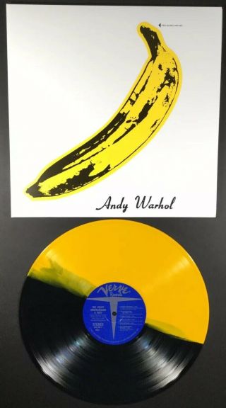 Velvet Underground & Nico / Black - Yellow Split Vinyl / Newbury / Oop