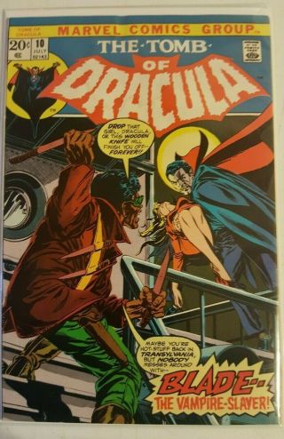 Marvel Comics 1973 Tomb Of Dracula Vol.  1.  No,  10
