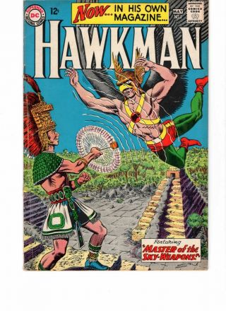 Hawkman No.  1,  Apr - May 1964,  Very Good 4.  0.
