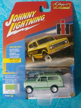 Johnny Lightning 1/64 Classic Gold 1979 International Scout Ii Green