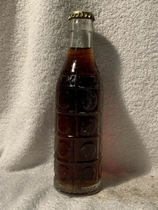 Rare Full 6oz Crush Cola Embossed Soda Bottle Wilson,  N.  C.  Orange Crush