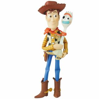 Medicom Toy Ultra Detail Figure No.  500 Udf Toy Story 4 Woody & Forky