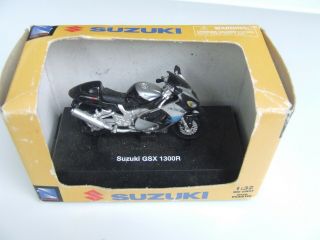 Suzuki Motorcycle Gsx 1300r 1:32 Scale 2 1/2 Inches Long