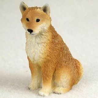 Shiba Inu Tiny Ones Dog Figurine Statue Pet Resin