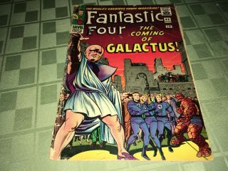 The Fantastic Four 1966 Marvel Comic Book 48 1st Silver Surfer & Galactus Ef