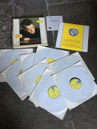 Beethoven Herbert Von Karajan Berliner Philharmoniker 9 Symphonien Vinyl Records