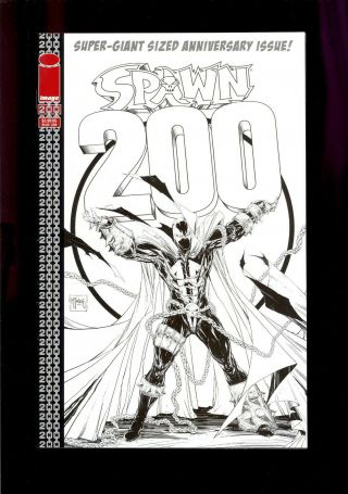 Spawn 200 Todd Mcfarlane Sketch Variant Vf/nm Comic Kings