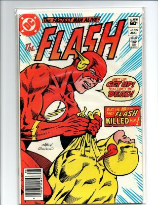 The Flash 324 Newsstand - Zoom - Death Of Reverse Flash - 1983