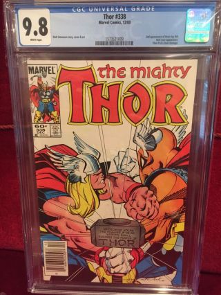 Thor 338 (dec 1983,  Marvel) Cgc 9.  8 2nd Beta Ray Bill