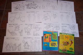 Captain Caveman Animators Model Sheets Hanna Barbera Artist Reference Guide