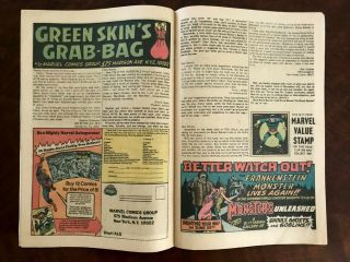 The Incredible Hulk 180 October 1974 Wolverine Cameo Marvel Comics With Stamp 4