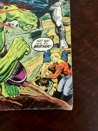 The Incredible Hulk 180 October 1974 Wolverine Cameo Marvel Comics With Stamp 9