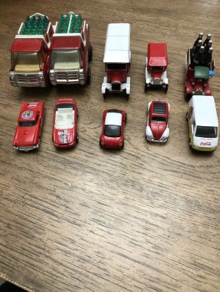 Coca Cola 10 Cars And Trucks Some Matchbox One Christmas Ornament.