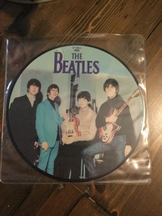 Beatles Ticket To Ride 7” Picture Disc,  John Lennon Paul Mccartney