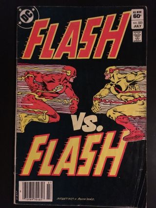 Flash 323: Flash Vs Reverse Flash (dc 1987) Death Of Reverse Flash Story Arc Vg
