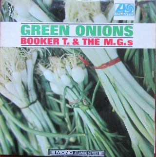Booker T & The M.  G.  S Green Onions Lp Atlantic Mono Plum Label 587033 A1 B1 Ex