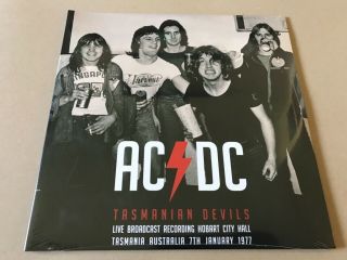 Tasmanian Devils By Ac/dc Vinyl Double Album Para204lp Rare Live Tracks