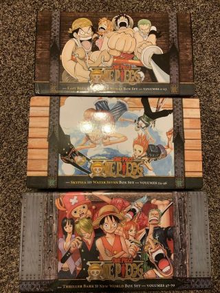 One Piece Box Set 1 - 3 (volumes 1 - 70)