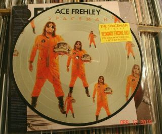 Kiss - Ace Frehley " Spaceman " Picture Disc Lp With Full Color Poster