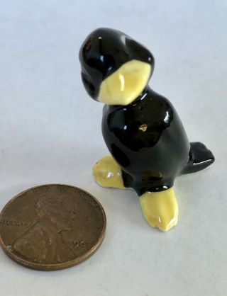 Retired Hagen Renaker Mama Crow 58 Miniature Blackbird Porcelain Animal