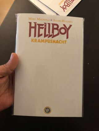 Turkish Language Hellboy Krampusnacht Blank Cover Exclusive Variant