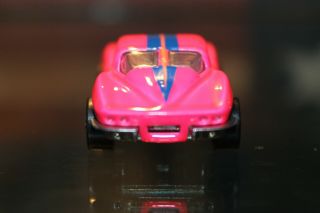 Hot Wheels Corvette Split Window ' 63 Pink/BW Highway Frenzy Set 1990 Cal Custom 4