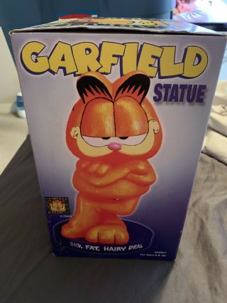 1990s Nrfb Garfield Resin Statue - " Big,  Fat,  Hairy Deal " (s7)