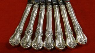 8 TOWLE STERLING SILVER FRENCH HOLLOW KNIFE HANDLE “OLD MASTER” BUTTER KNIVES 5