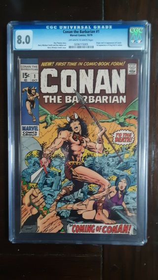 Conan The Barbarian 1 Cgc Graded