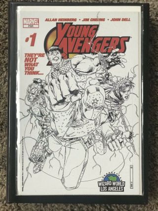 Young Avengers 1 - Wwla Sketch Variant 1st Kate Bishop Nm/vf