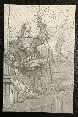 Justice League 1 Jim Lee 1 In 500 Batman Limited Sketch Variant Near 2018