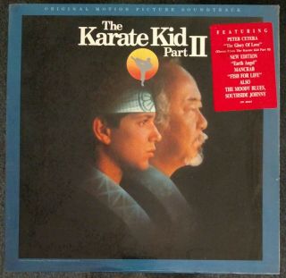 The Karate Kid Part Ii Ost 1986 Usa Lp W/ Hype Sticker Soundtrack