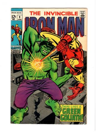 Invincible Iron Man 9 Classic Hulk Cover