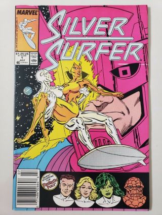Silver Surfer 1 (1987) Double - Sized Marshal Rogers Galactus Nova Newsstand