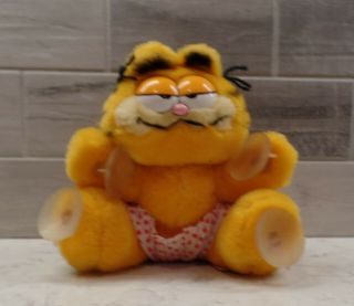 Dakin Garfield Cat Plush Suction Cup Cling Red Hot Lover Boxers Valentine 