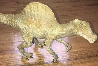 Schleich Spinosaurus Toy Dinosaur Figure - Movable Jaw - Approx.  10 1/2 Inches