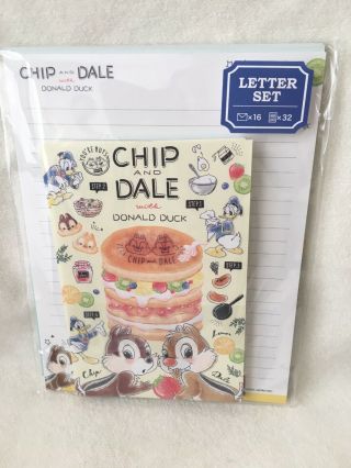 Kamio Disney Chip And Dale Letter Set 332