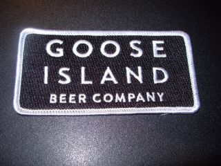 Goose Island Brewing Company Rect Bourbon County Patch Sew On Craft Beer Brewery
