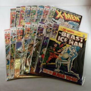 The X - Men - Vol.  1,  Nos.  47 - 48,  61 - 63 And 65 - 74 - Marvel - Oct.  