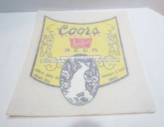 Coors Beer 1970 