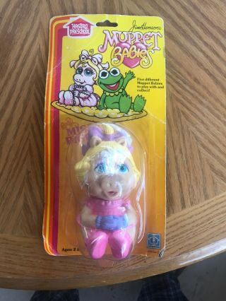 1984 (hasbro Preschool) " Muppet Babies " (baby Miss Piggy) Figure,