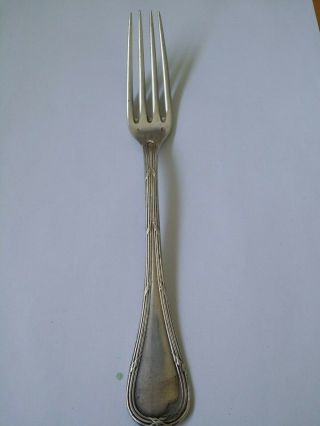 18th Century French Solid Silver Dining Fork Hallmarked Dead 2