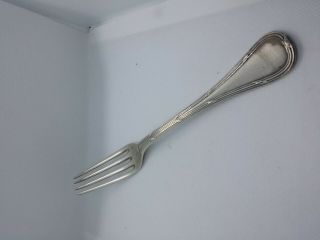 18th Century French Solid Silver Dining Fork Hallmarked Dead 7