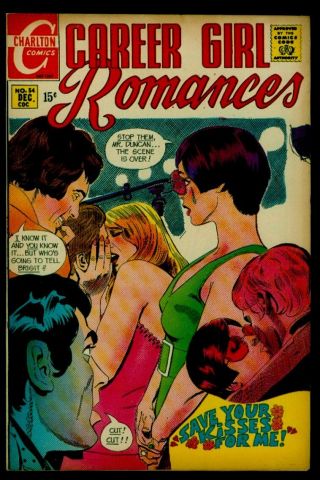 Charlton Comics Career Girl Romances 54 Vfn - 7.  5
