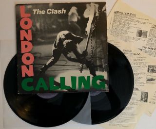The Clash - London Calling - 1979 Us 1st Press E2 36328 (ex) Ultrasonic