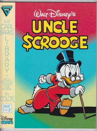 Carl Barks Library Of Uncle Scrooge One Pagers 1,  Carl Barks,  Disney,  Nm 1992 R