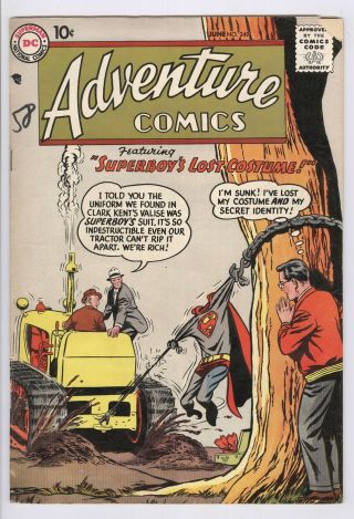 Adventure Comics 249 (1958) Vg,  Dc Silver Age Superboy